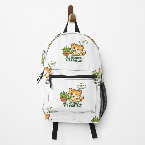 Item preview, All Natural All Problem – Funny Cat Aloe Vera Veterinary Humor Design designed and sold by Bettybee00.