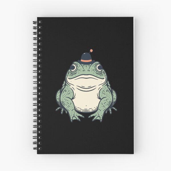 Item preview, Vintage Toad Illustration with Tiny Fez Hat designed and sold by BRU Design.