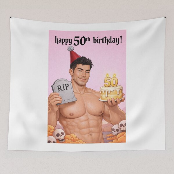 Item preview, Happy 50th Birthday RIP Youth Funny Milestone designed and sold by Aryabek.