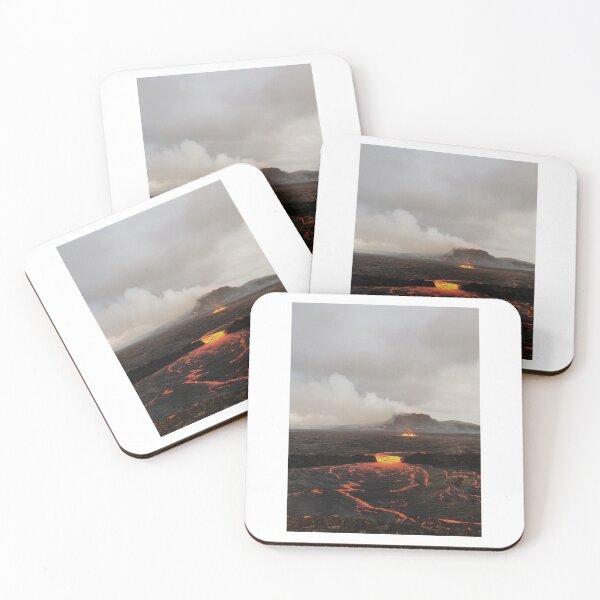 Item preview, Distant Volcano Landscape Photographic Print designed and sold by Mother-Nature65.