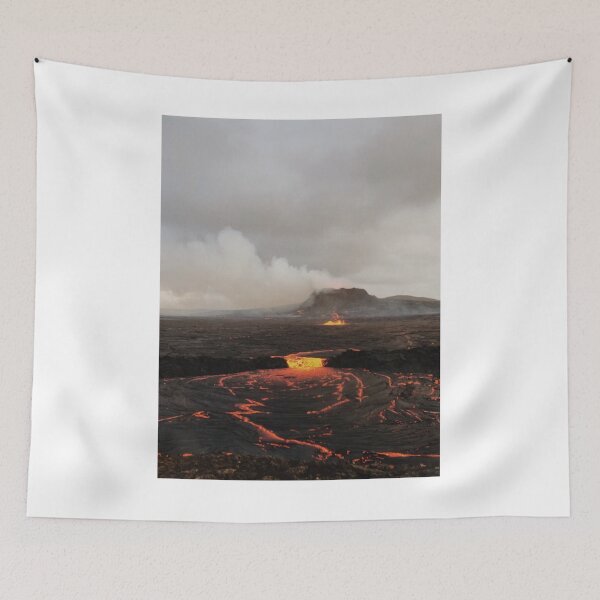 Item preview, Distant Volcano Landscape Photographic Print designed and sold by Mother-Nature65.
