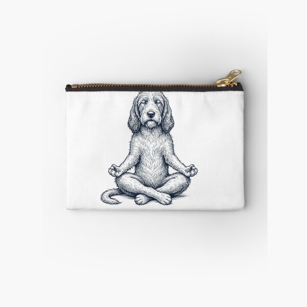 Item preview, Vintage Petit Basset Griffon Vendeen Yoga Lotus Meditation Dog Lover designed and sold by DoodleTortle.