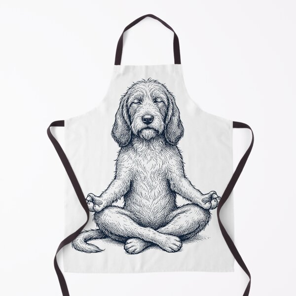 Item preview, Vintage Petit Basset Griffon Vendeen Yoga Lotus Meditation Dog Lover designed and sold by DoodleTortle.