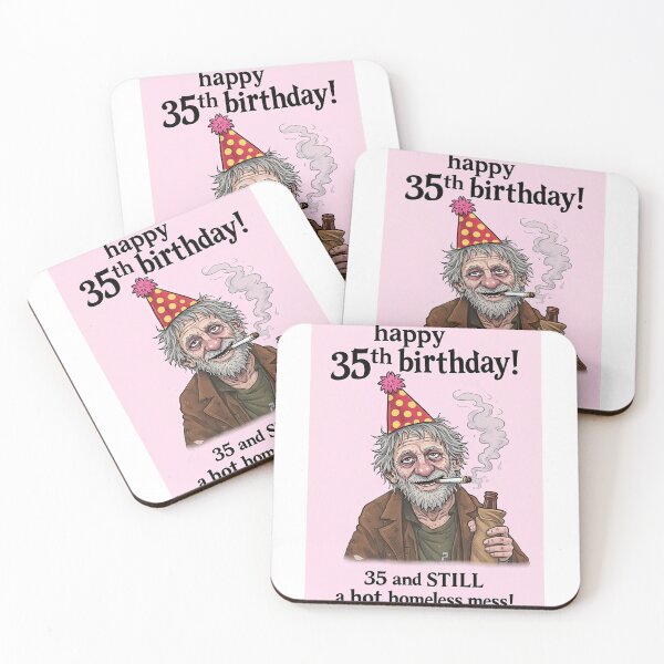 Item preview, Happy 35th Birthday 35 and Still a Hot Mess Funny designed and sold by Aryabek.