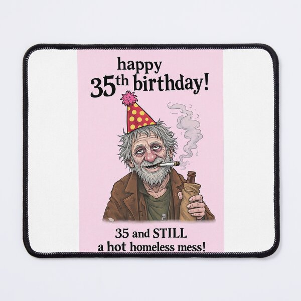Item preview, Happy 35th Birthday 35 and Still a Hot Mess Funny designed and sold by Aryabek.