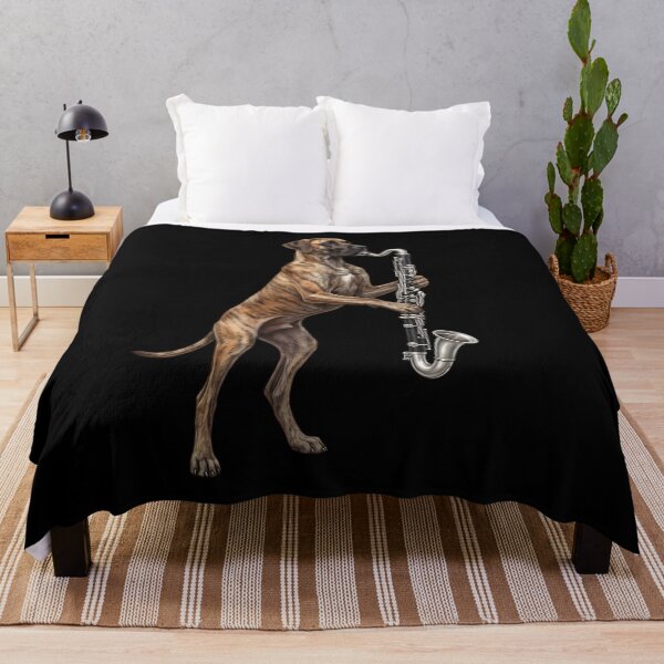 Item preview, Great Dane Playing Bass Clarinet Player Bass Clarinetist Dog Lover designed and sold by TerryConnells.