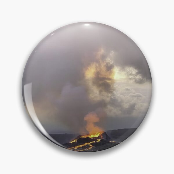 Item preview, Smoking Volcano Lava Photographic Print designed and sold by Mother-Nature65.