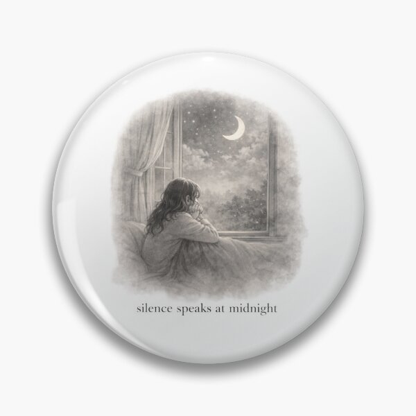 Item preview, Silence Speaks at Midnight designed and sold by ByKubraArt.