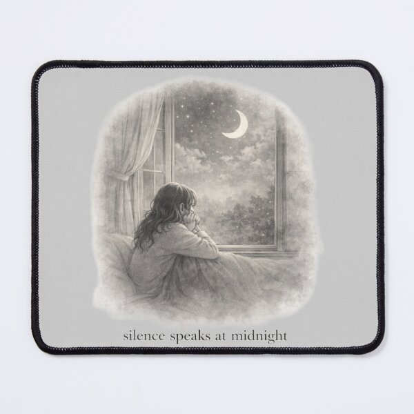 Item preview, Silence Speaks at Midnight designed and sold by ByKubraArt.