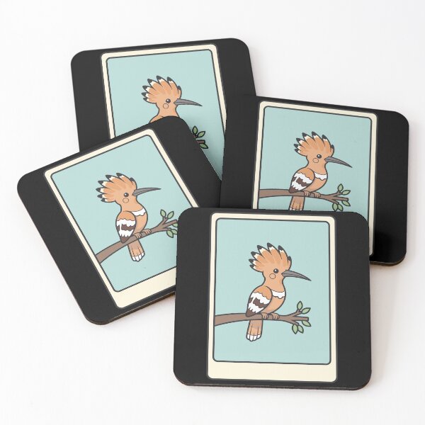 Item preview, Kawaii Hoopoe Bird Tarot Card Illustration designed and sold by BRU Design.