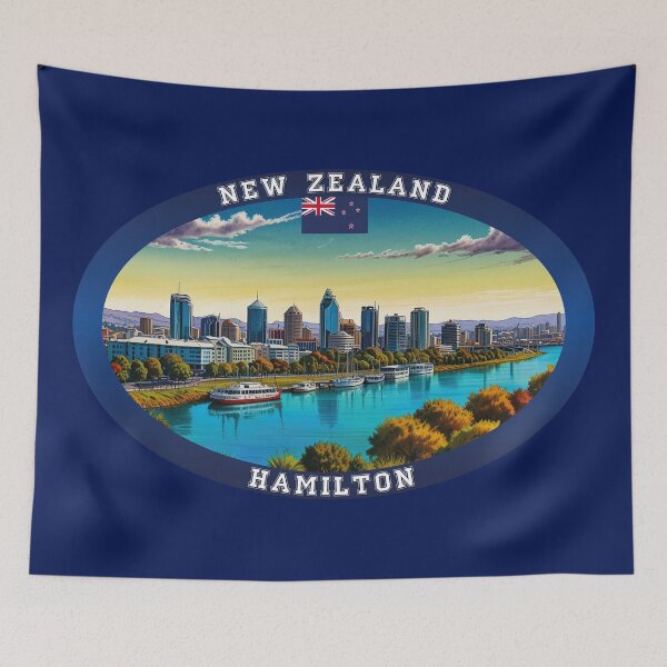 Item preview, Hamilton New Zealand Travel designed and sold by Thistle-TShop.