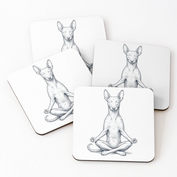 Item preview, Vintage Pharaoh Hound Yoga Lotus Meditation Dog Lover designed and sold by DoodleTortle.