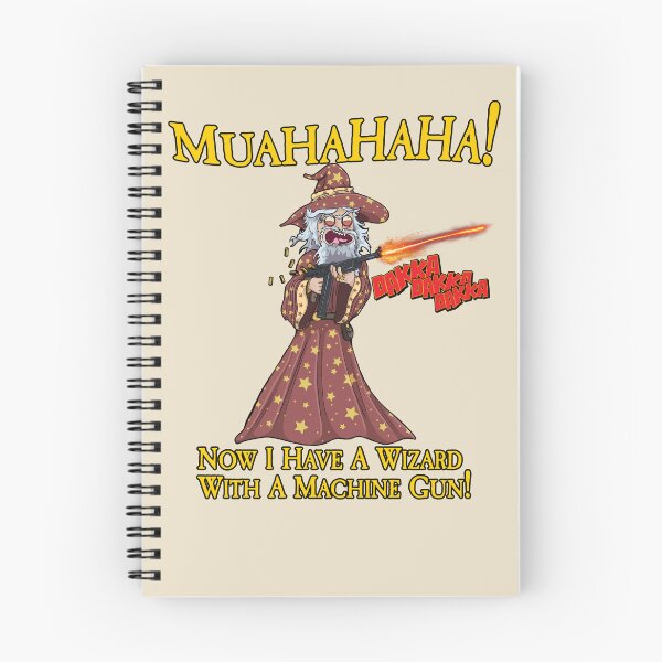 Item preview, Wizard With a Machine Gun designed and sold by SideQuest - Scribbled Chaos!.