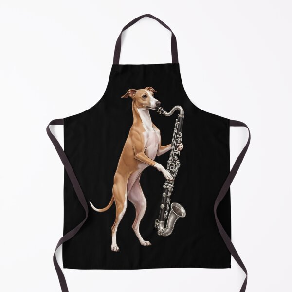 Item preview, Italian Greyhound Playing Bass Clarinet Player Bass Clarinetist Dog Lover designed and sold by TerryConnells.