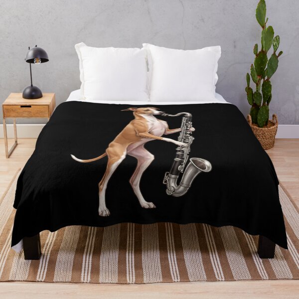 Item preview, Italian Greyhound Playing Bass Clarinet Player Bass Clarinetist Dog Lover designed and sold by TerryConnells.
