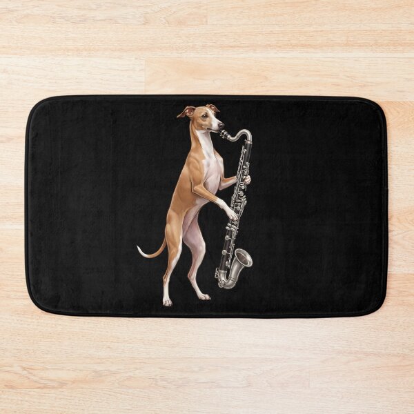 Item preview, Italian Greyhound Playing Bass Clarinet Player Bass Clarinetist Dog Lover designed and sold by TerryConnells.