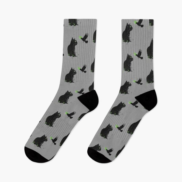 Item preview, BLACK CAT HUNTING BIRD designed and sold by nald9.