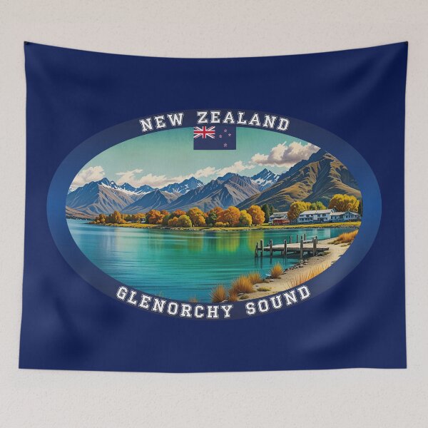 Item preview, Glenorchy Sound New Zealand Travel designed and sold by Thistle-TShop.