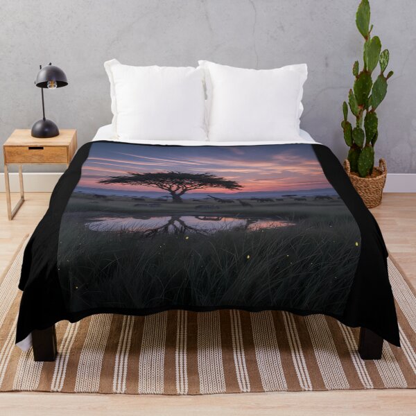 Item preview, African Savannah Sunset with Wildlife designed and sold by Daniel Abdelmaseih.
