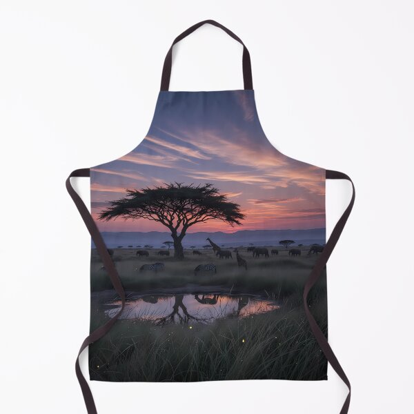 Item preview, African Savannah Sunset with Wildlife designed and sold by Daniel Abdelmaseih.