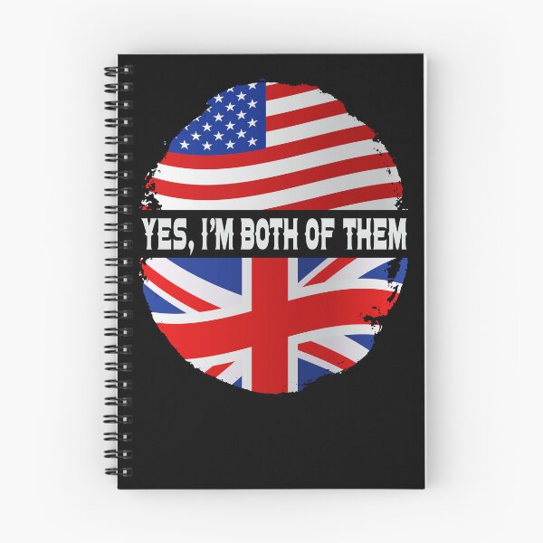 Item preview, Yes I'm Both Of Them Usa United Kingdom Flag  designed and sold by FrontierCosmic.