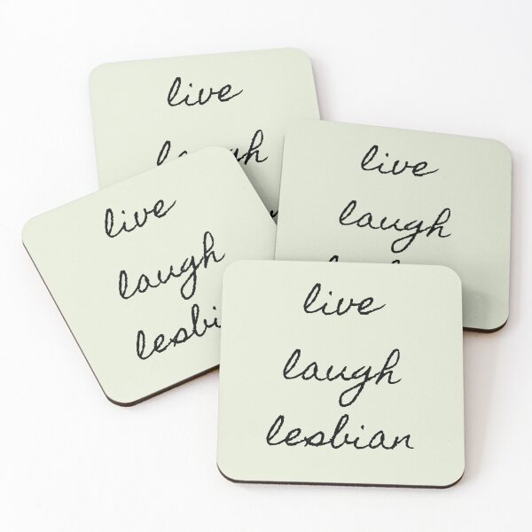 Item preview, live laugh lesbian designed and sold by The ICON.