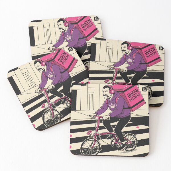 Item preview, “QUEEN OF THE CROSSWALK — The Neon‑Rider Bohemian Timequake” designed and sold by Print Fiction.