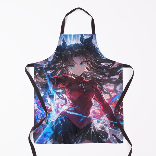 Item preview, Rin Tohsaka Fate Stay Night Blue Energy Power Stance designed and sold by 108Recordings.