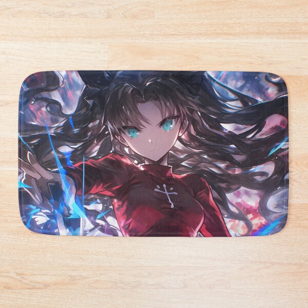 Item preview, Rin Tohsaka Fate Stay Night Blue Energy Power Stance designed and sold by 108Recordings.