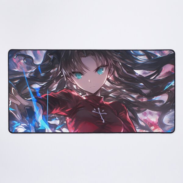 Item preview, Rin Tohsaka Fate Stay Night Blue Energy Power Stance designed and sold by 108Recordings.