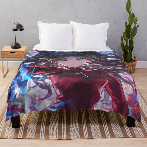 Item preview, Rin Tohsaka Fate Stay Night Blue Energy Power Stance designed and sold by 108Recordings.