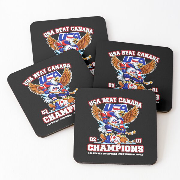Item preview, USA beat Canada 2-1 Champions USA Hockey Sweep Gold 2026 Winter Olympics designed and sold by hargisnamocho.