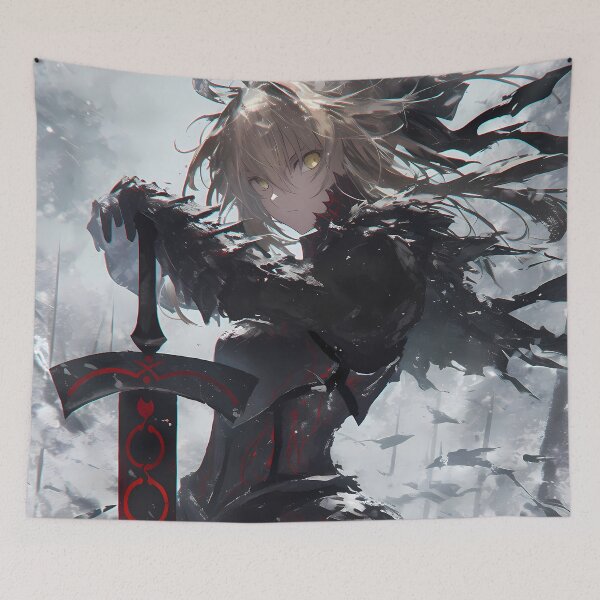 Item preview, Saber Alter Fate Stay Night Dark Knight Gothic Aura designed and sold by 108Recordings.