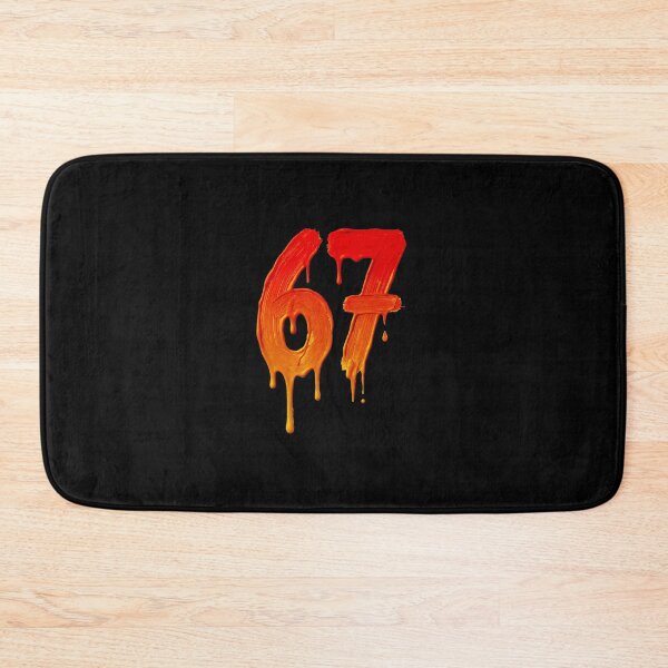 Item preview, 67 Drip Paint Number Bold Street  designed and sold by gladysenglish.