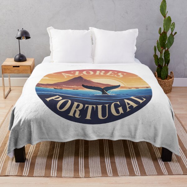 Item preview, Azores Portugal Whale Tail - Ocean & Cliffs Design designed and sold by CircinusStore.