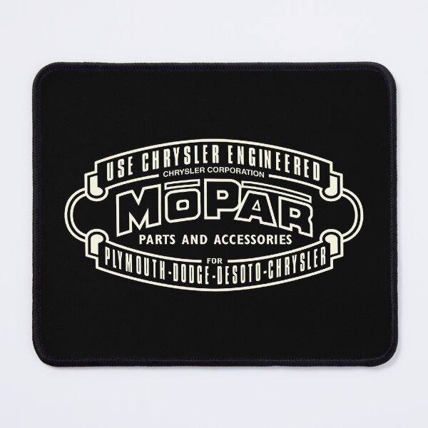 Item preview, Emblema Mopar vintage de 1937-1947 con impresión blanca vintage designed and sold by retropetrol.