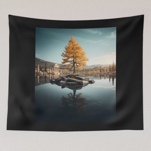 Item preview, Ancient Ruins Reflected in Water designed and sold by Daniel Abdelmaseih.