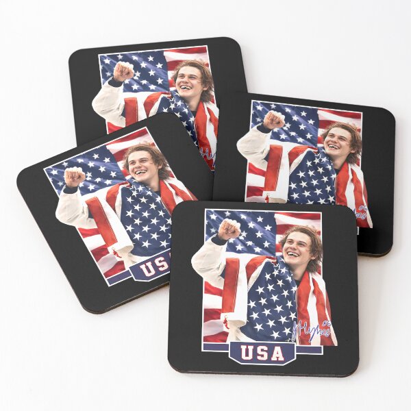 Item preview, Jack Hughes USA Hockey, Jack Hughes Golden Goal designed and sold by CLOUDYMOODS.