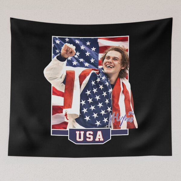 Item preview, Jack Hughes USA Hockey, Jack Hughes Golden Goal designed and sold by CLOUDYMOODS.