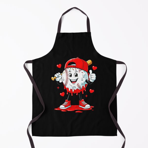 Item preview, Drippy Baseball Heart Cartoon Funny Sports Character designed and sold by miaa-artistshop.