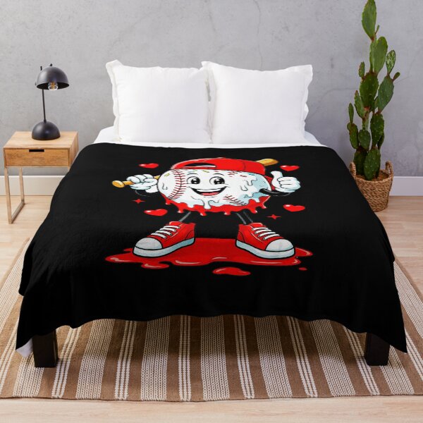 Item preview, Drippy Baseball Heart Cartoon Funny Sports Character designed and sold by miaa-artistshop.