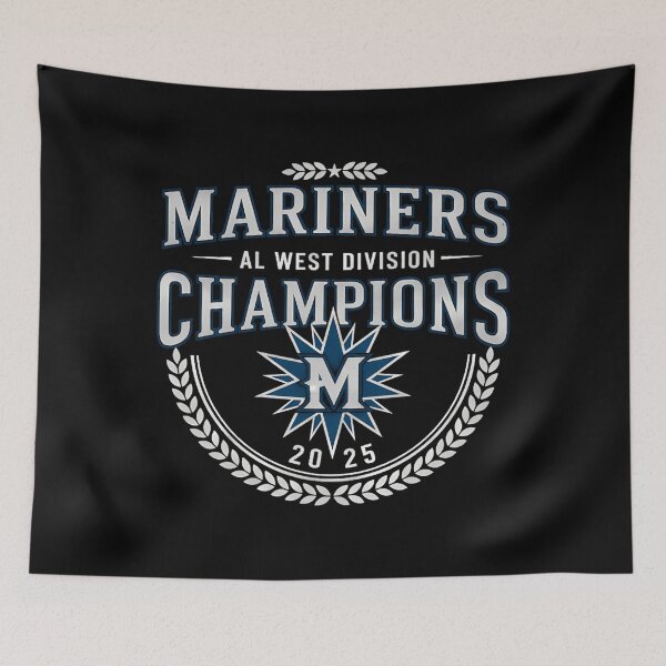Item preview, Mariners Al West Division Champions 2025 designed and sold by SamantaNader.