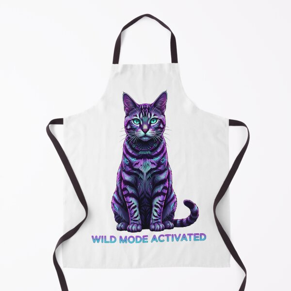 Item preview, Neon Bengal Cat Wild Mode designed and sold by Animalpetslover.