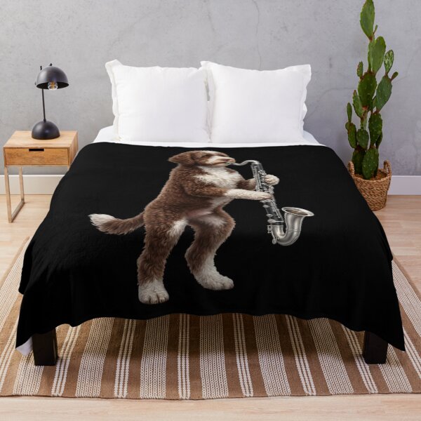 Item preview, Portuguese Water Dog Playing Bass Clarinet Player Bass Clarinetist Dog Lover designed and sold by TerryConnells.