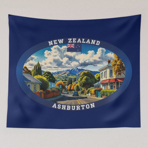 Item preview, Ashburton New Zealand Travel designed and sold by Thistle-TShop.