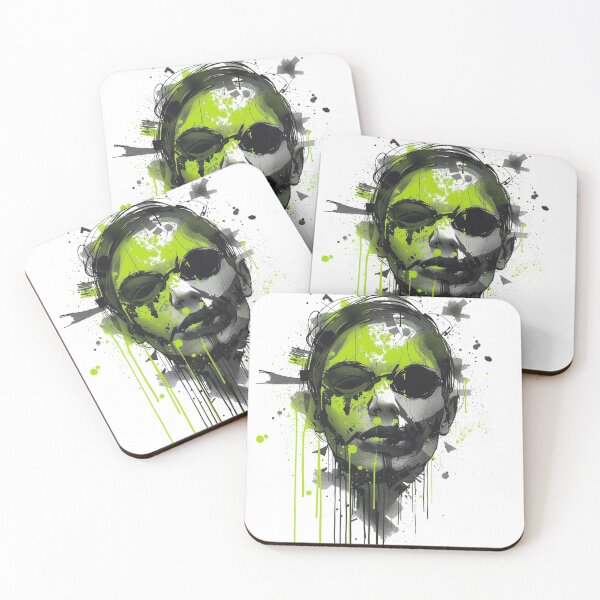 Item preview, Cyberpunk Neon Street Art – Edgy Urban Graffiti Portrait designed and sold by Cindralith.