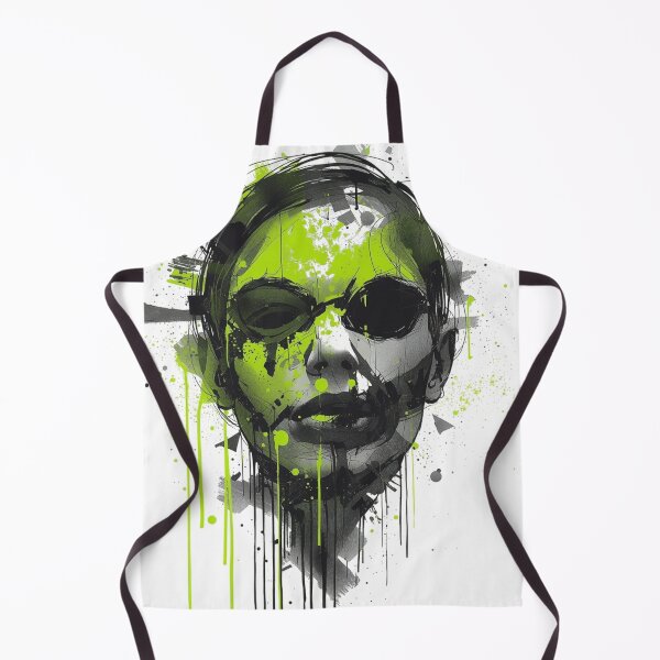 Item preview, Cyberpunk Neon Street Art – Edgy Urban Graffiti Portrait designed and sold by Cindralith.