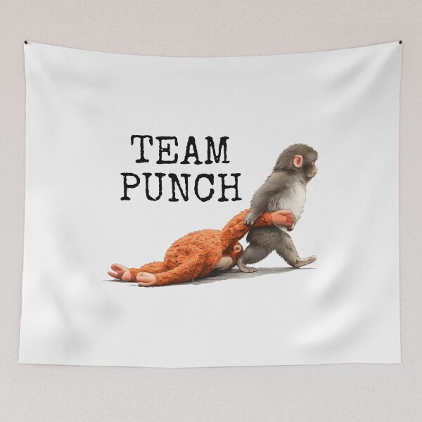Item preview, Team Punch Baby Monkey Punch designed and sold by gustavbellocci.