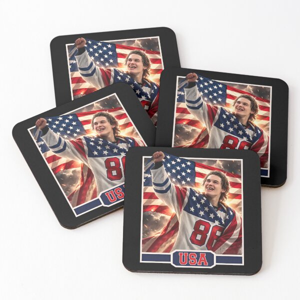Artikelvorschau, Jack Hughes, USA Hockey, Jack Hughes' Golden Goal entworfen und verkauft von CLOUDYMOODS.