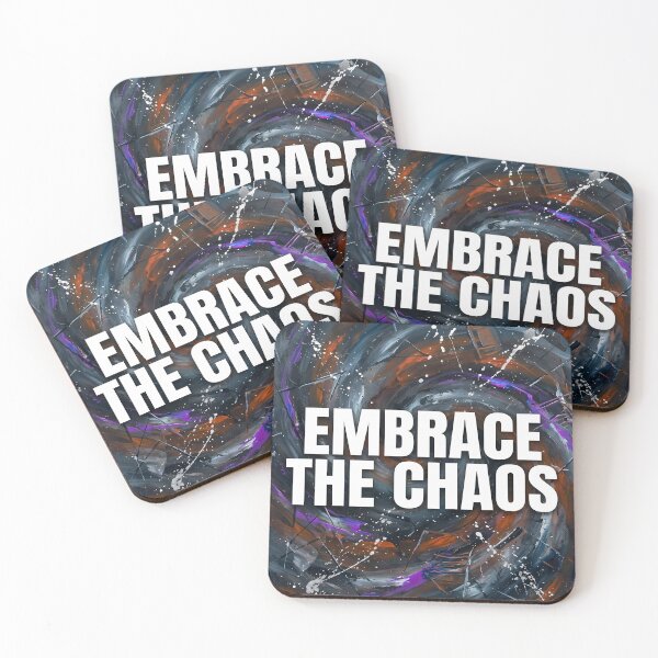 Item preview, Embrace the Chaos Abstract Art designed and sold by DeBrainstore.